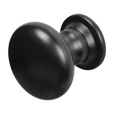 black antique centre door knob